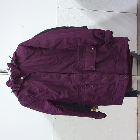 Eddie Bauer purple woman's jacket water proof small - Picture 1 of 4